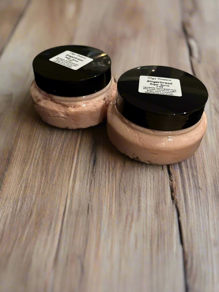 Gingerbread Whipped Sugar Scrub | Ginger | Clove | Cinnamon